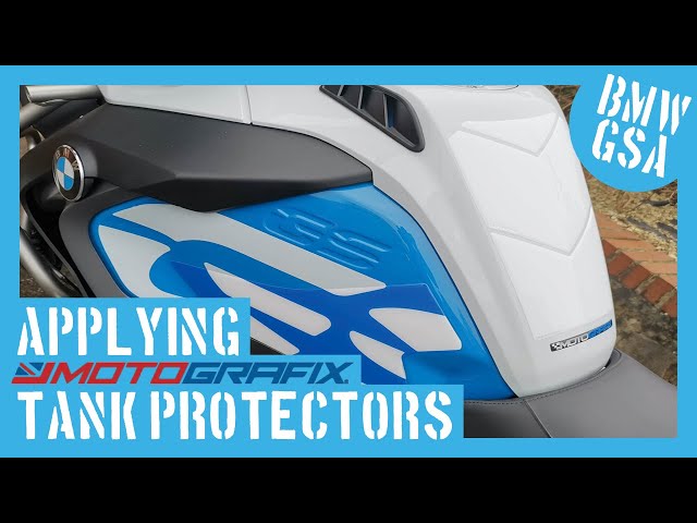 How to fit tank protection to your motorbike - I show you on a BMW GS Adventure