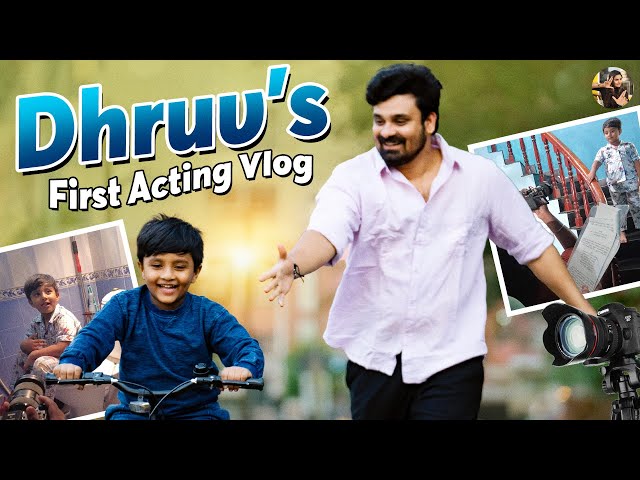 Dhruv's first acting vlog❤️🔥 | Myna Wings