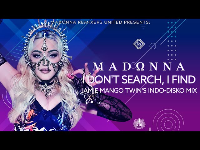 I Don't Search, I Find [Jamie Mango Twin's Indo-Disko Mix] [VJ Ni Mi Edit]