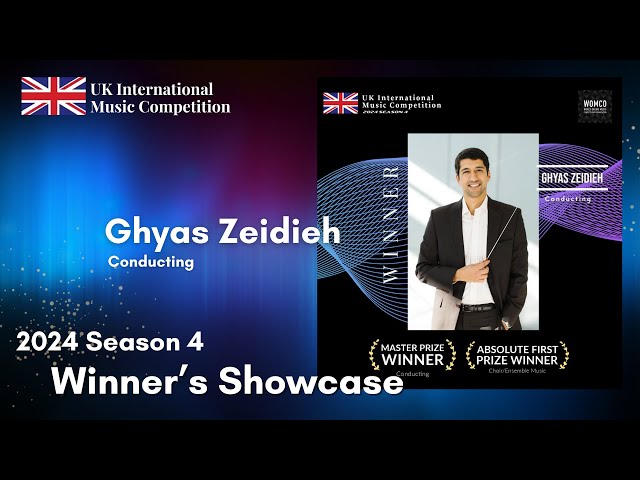 Ghyas Zeidieh - UK International Music Competition Winner