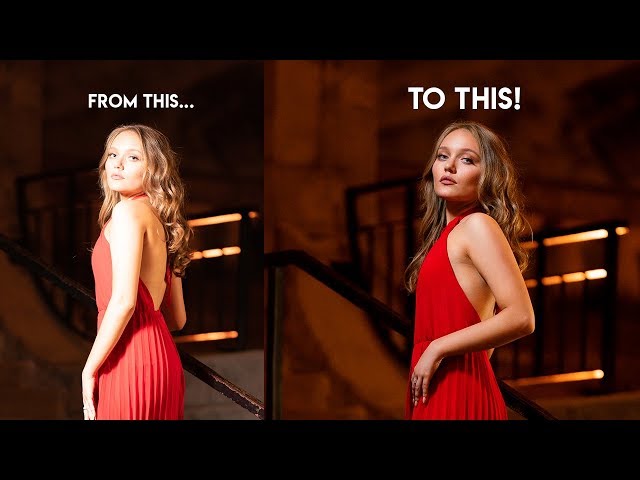 BTS #8 - Night Off Camera Flash Photoshoot Tutorial w/ Godox AD400 Pro + AD200