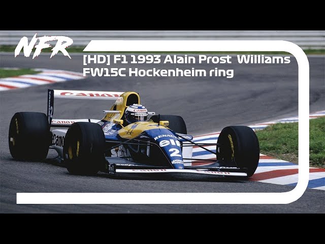 F1 Classic Sounds HD Alain Prost Williams Renault V10 GERMAN GP Hockenheim Ring