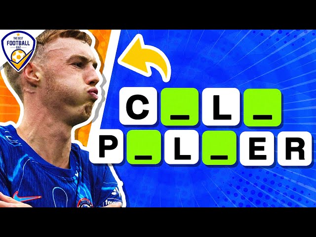 GUESS THE PLAYER WITH MISSING LETTERS | FOOTBALL QUIZ 2024