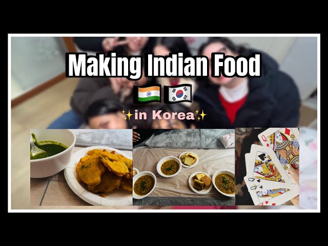 Cooking Indian food abroad 🇰🇷 | Vlog ✨