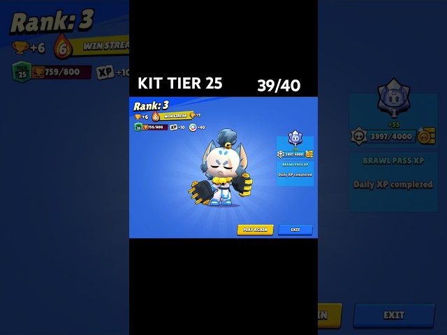 KIT TIER 25 #brawlstars #brawlstarsgame #bs