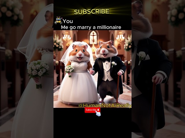 Hamster go marry another guy #memes #ai #chatgpt #aiart #catai #cat #hamsters