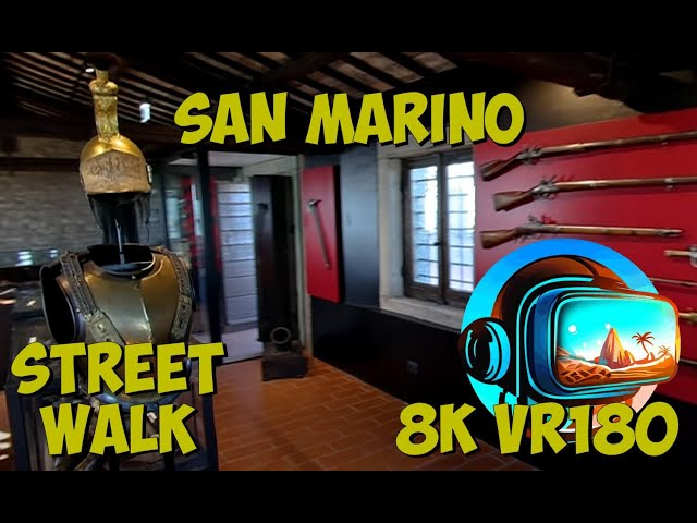 11 San Marino Historic Second tower featuring a small weapons museum 8K 4K VR180 3D Travel