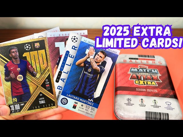 Open 2025 Topps Match Attax Extra MEGA IN! Football cards| YAMAL?! 🔥 BOX OFFICE TIN