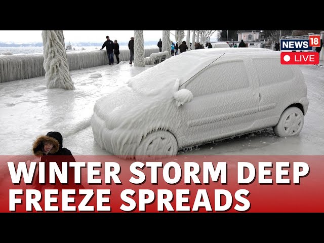 Winter Storm In USA Live | Winter Storm 2025 As Deep Freeze Blankets Much Of The Country | N18G