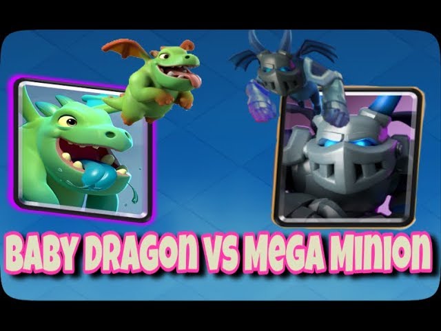 Clash Royale | Baby Dragon vs Mega Minion