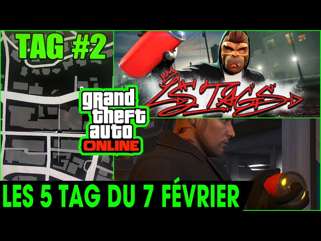 [GUIDE] TROUVER LES 5 TAGS DU 7 FÉVRIER SUR GTA ONLINE