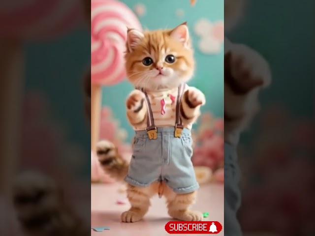 Cute Kitten dancing dancing Kitten | cat dance