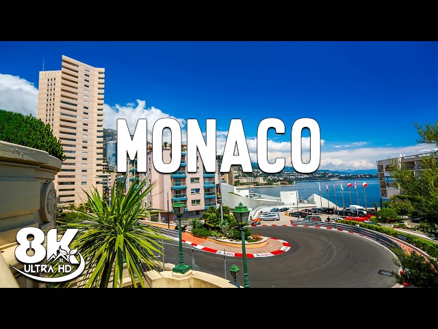 Discover Monaco 🌕 The Best Places to Visit in Monaco 🌿 8K Ultra HD Video