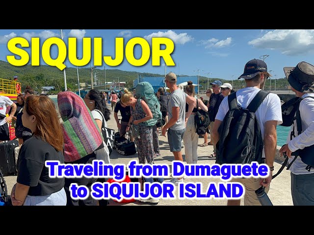 SIQUIJOR TOUR, Philippines | Travel Guide & Ferry Ride: Dumaguete - Siquijor Island - San Juan Town