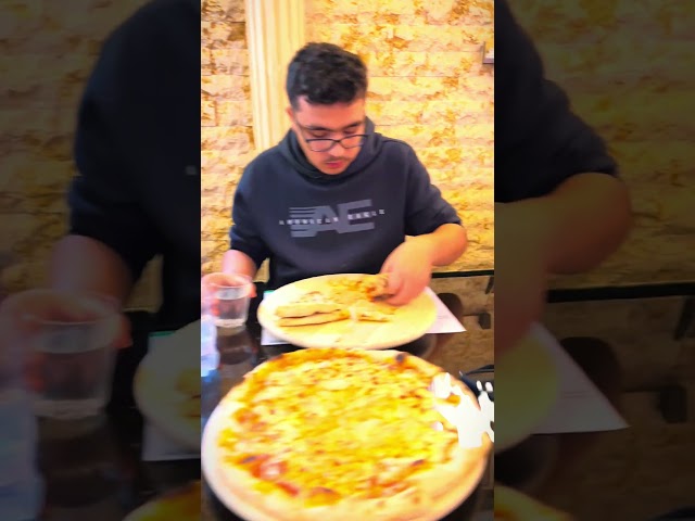 Celebrating National Pizza Day in the best way possible—an epic pizza-eating competition! 🍕🔥