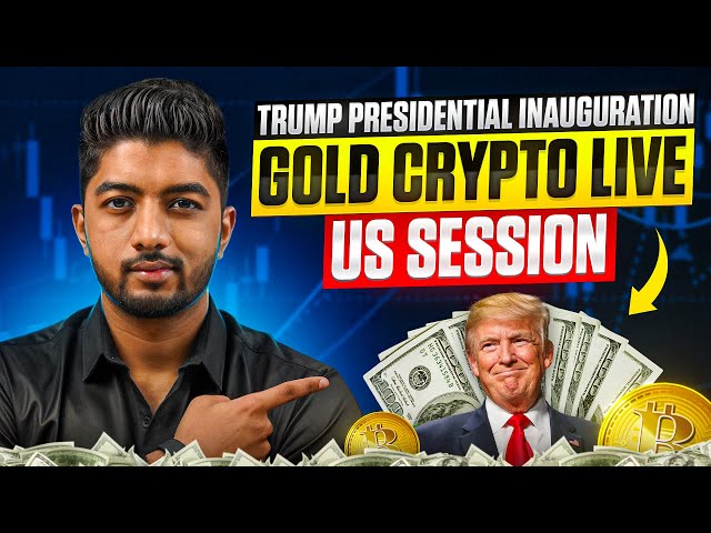 20 Jan | Live Market Analysis for Gold and Crypto | Trump Inauguration Ceremony