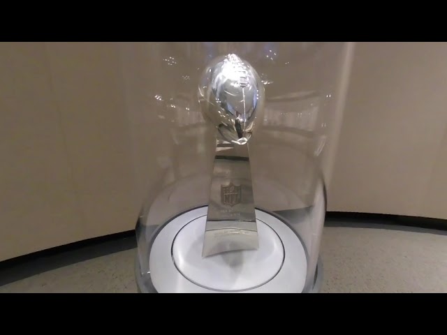 Green Bay Packers Lambeau Field trophy room VR 3D 180 4K