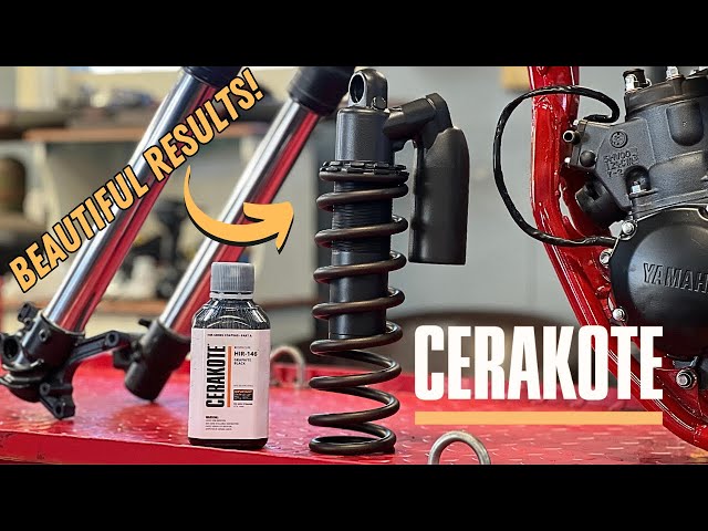 Make Your Suspension Look Like A Factory Race Bike Using Cerakote