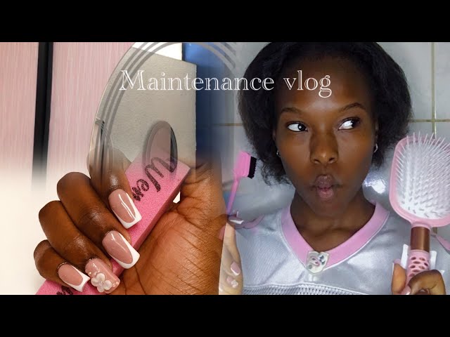 Maintenance vlog || nails•hair•eyebrows