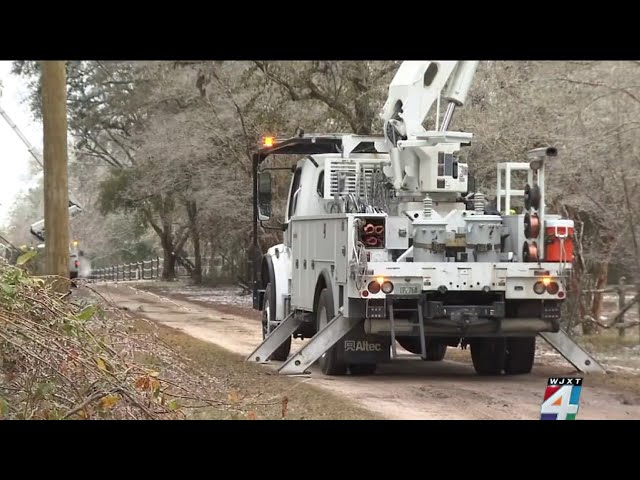 Nassau County crews hard at work to restore power to thousands of residents