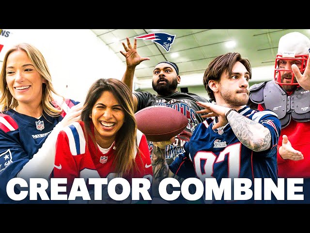 Best Moments from 2025 Patriots Content Creator Combine