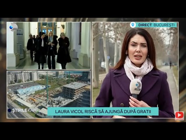 Stirile Kanal D - Laura Vicol risca sa ajunga dupa gratii! | Editie de pranz