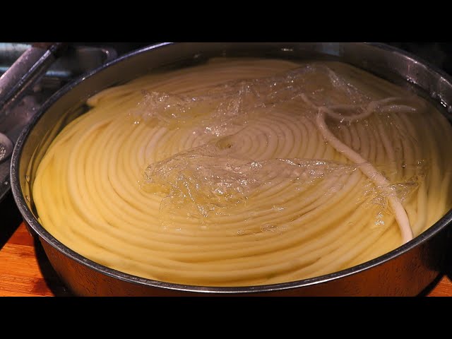 신기한 국수 면뽑기 / handmade noddle - chinese street food