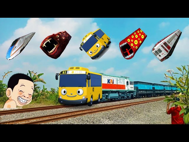 AYO BERMAIN❗Tebak gambar kereta api lucu Babarandek kereta cepat,train Eater,Lani,kereta Icigo densa