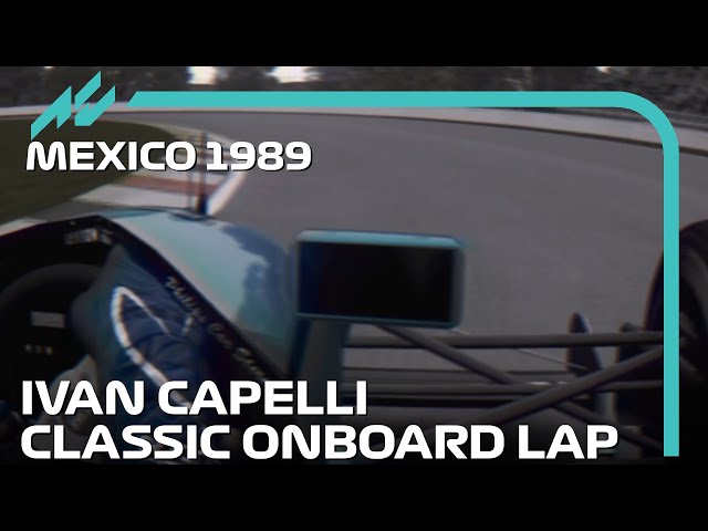 Onboard with Ivan Capelli at Mexico City! | 1989 Mexican Grand Prix | #assettocorsa