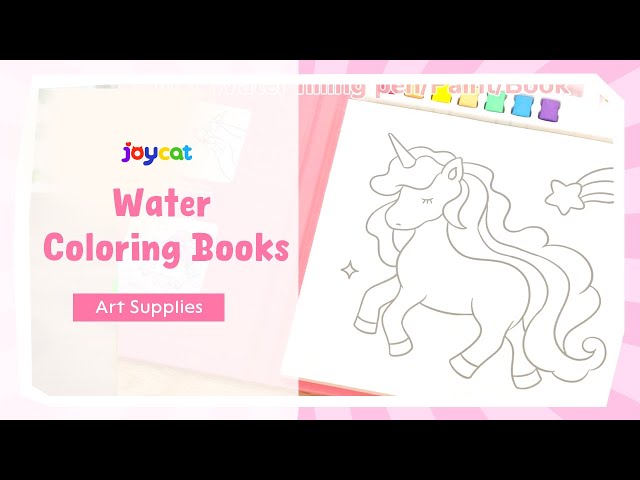 🎁The Perfect Gift for Little Artists: Joycat Unicorn Watercolor Coloring Book