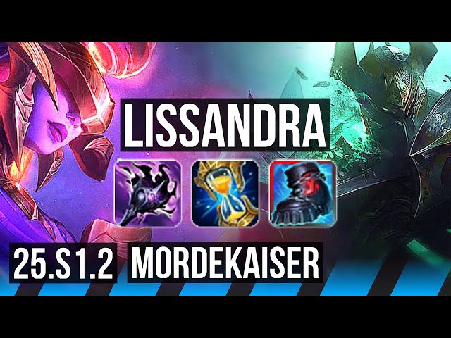 LISSANDRA vs MORDEKAISER (MID) | 6/4/23, 35k DMG | KR Master | 25.S1.2