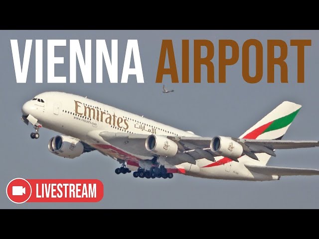 24/7 Live Stream (Pre-Recorded) | Continuous Plane Spotting from Vienna Airport in Austria