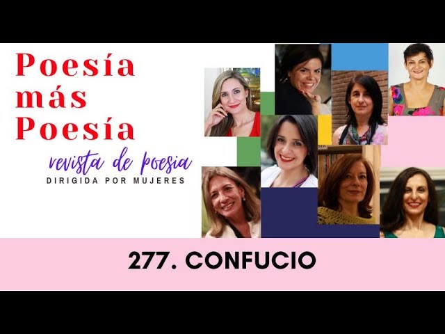 277 POESÍA MÁS POESÍA: CONFUCIO