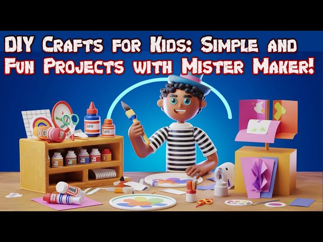 DIY Crafts for Kids: Simple and Fun Projects with Mister Maker!