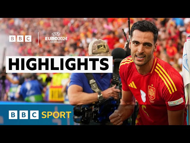 Highlights - Spain vs Germany | Uefa Euro 2024 | BBC Sport