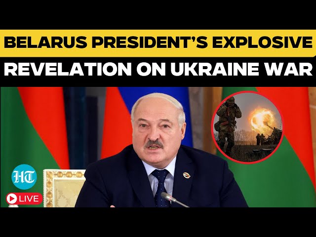 Live: Belarusian President Shocking Claim On Russia Ukraine War | Alexander Lukashenko | Putin