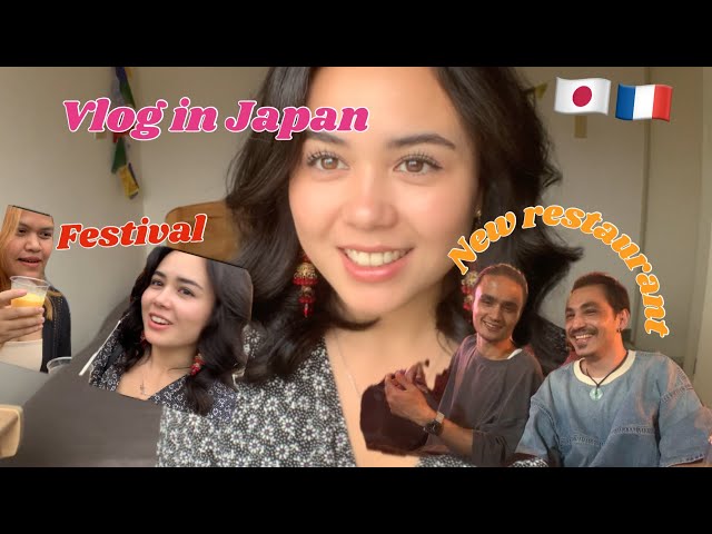 in Japan #2 : my online class, festival, friends, fails and new restaurant in Shin-Okubo !