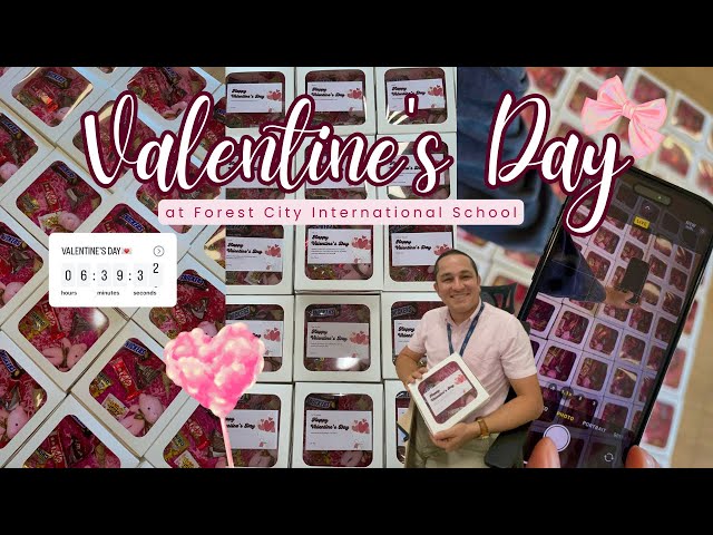 Valentine’s Day Vlog | JLT Valentine’s Sale ❤️🍫 | Forest City International School