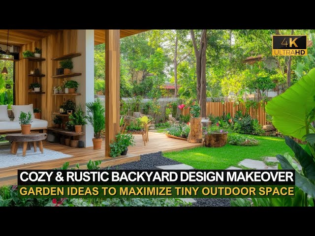 Cozy Backyard Makeover: Rustic Garden Design Ideas to Maximize Your Tiny Outdoor Space