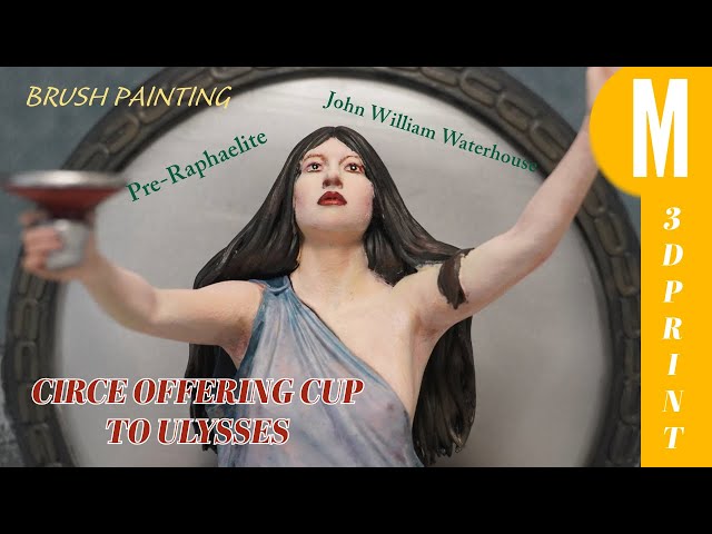 I turn an oil painting into a figure | Circe Offering the Cup to Ulysses | 3D print figure painting