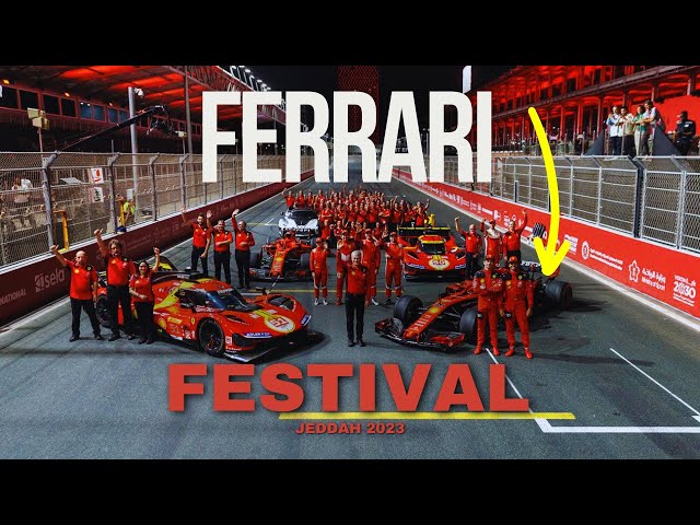 Ferrari Unleashed in Jeddah! FXXK, Hypercars & F1 Stars