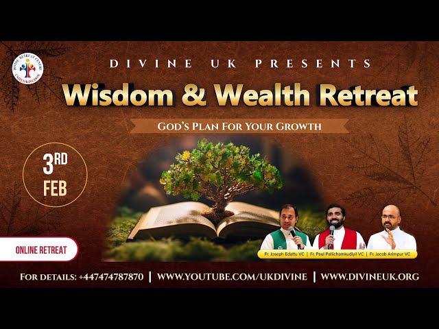 (LIVE) Wisdom And Wealth Retreat (3 February 2025) Divine UK