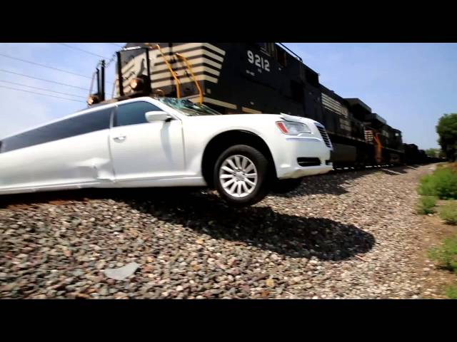 Amazing Limo vs Train Crash Elkhart County