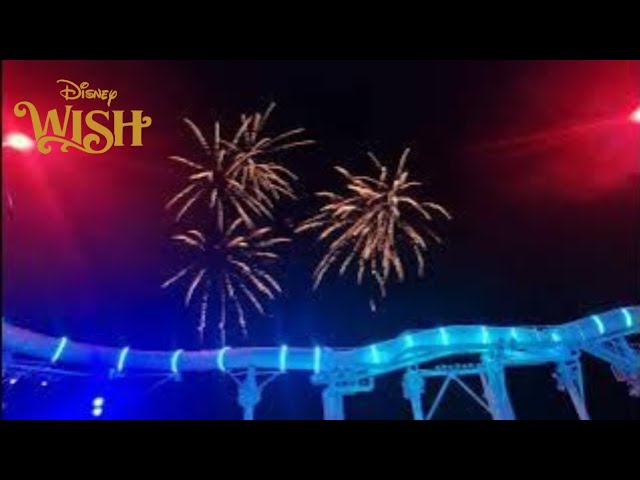 Enjoy Fireworks & Pirate's Rockin' Parlay Party on Disney Wish | Full Show POV