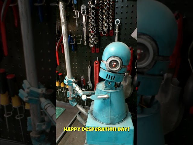 Robot Assistant having some Fun on Desperation Day