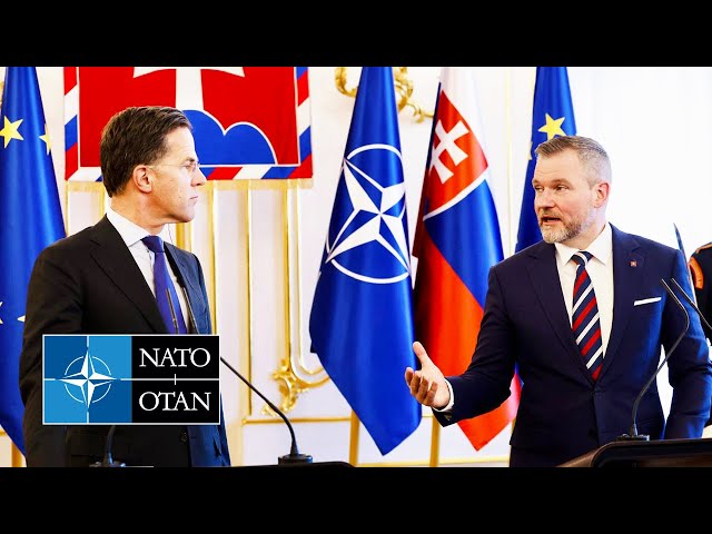 NATO Secretary General with the President of Slovakia 🇸🇰 Peter Pellegrini, 20 FEB 2025