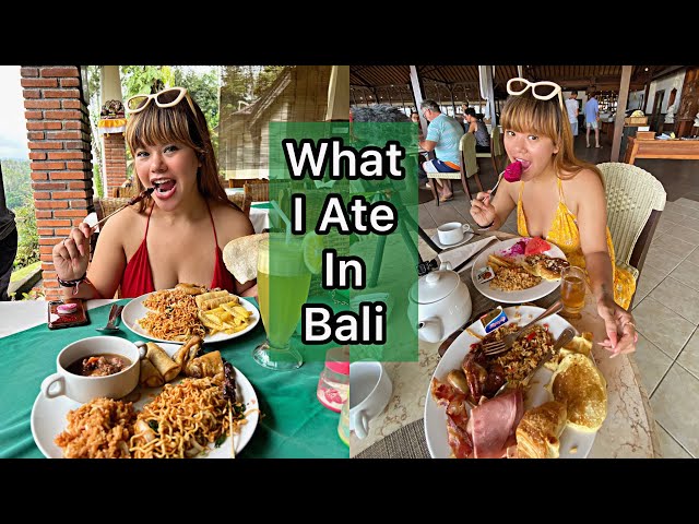 What I Ate In Bali 😋🥘 Trying Indonesian  Food For the First Time 💁🏻‍♀️