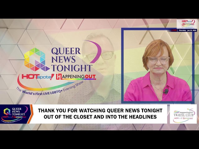 Thursday, January 23, 2025 Daily LIVE LGBTQ+ News Broadcast | Queer News Tonight