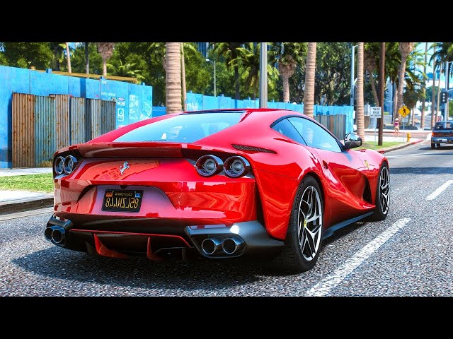 Ferrari 812 Superfast ▸ GTA 5 ULTRA REALISTIC GRAPHICS GAMEPLAY   NO COPYRIGHT GAMEPLAY   4K 60fps10