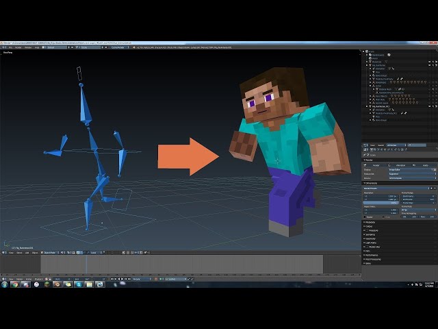 Reusing Animation - Minecraft Animation Tips #16 (Blender)